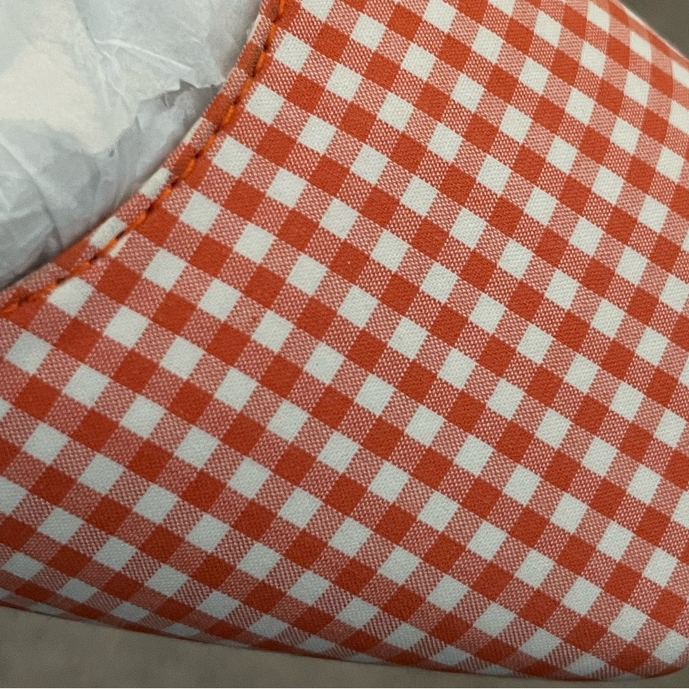 Anthropologie Jeffrey Campbell square-toe Mary Jane flats in orange - Picture 14 of 16
